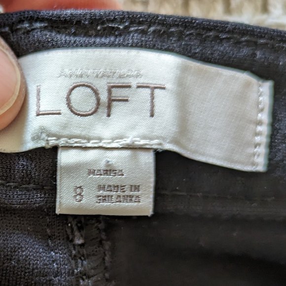 Loft black women’s slacks pants sz 6 or XS - Picture 8 of 11